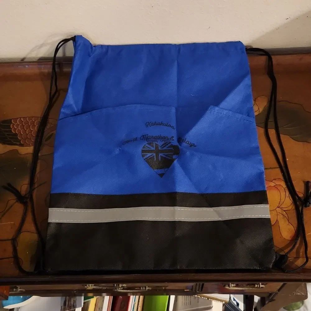 Kahakuloa Half Marathon & Relays Maui Hawaii Drawstring Bag Backpack